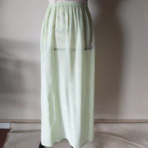 Johnny Was Collection Sheer A-Line Skirt Floral